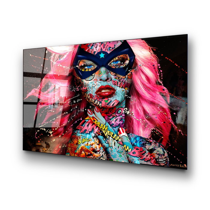 Wallity Pintura Decorativa de Vidrio Templado Multicolor 70 x 100 cm Wallity Pintura Decorativa de Vidrio Templado Multicolor 70 x 100 cm